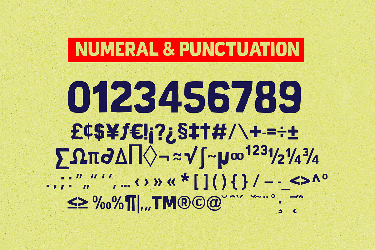 Gasser Gank Sans Serif Display Font, a Sans Serif Font by Pokal Studio (Photo 7 of 8)