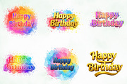 Happy Birthday Sublimation Bundle, an Illustration by Creative Art (Thumbnail 9 of 9)