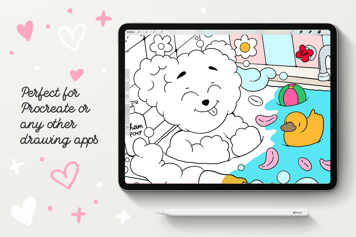 Coloring Book - Bear Stories, an Illustration by Alina Sh (Photo 8 of 9)