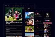 Diary Dark - Blog HTML Template, a HTML Template by TNCFlow (Thumbnail 4 of 5)
