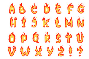 Alphabet illustration in flat design, an Object Illustration by Dessign Sells