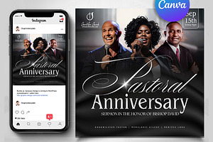Pastoral Anniversary Church Flyer
