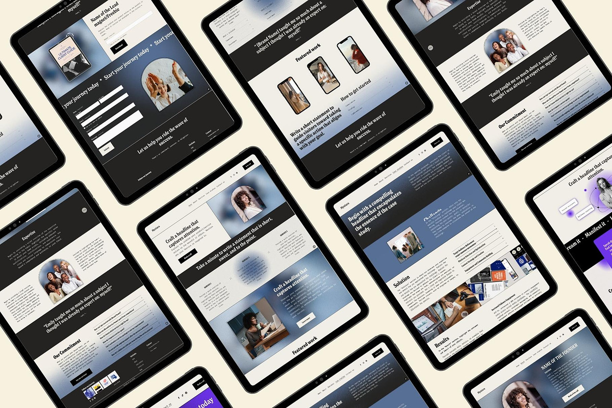 Squarespace website template, a Squarespace Template by Ciel Lumiere (Photo 11 of 11)