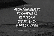 Ramsipe Carbion Bold Gritty Handmade, a Handwritten Font by Maulana Creative (Thumbnail 7 of 7)