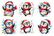 Funny Christmas Penguin, an Illustration by Design Market (Thumbnail 3 of 3)