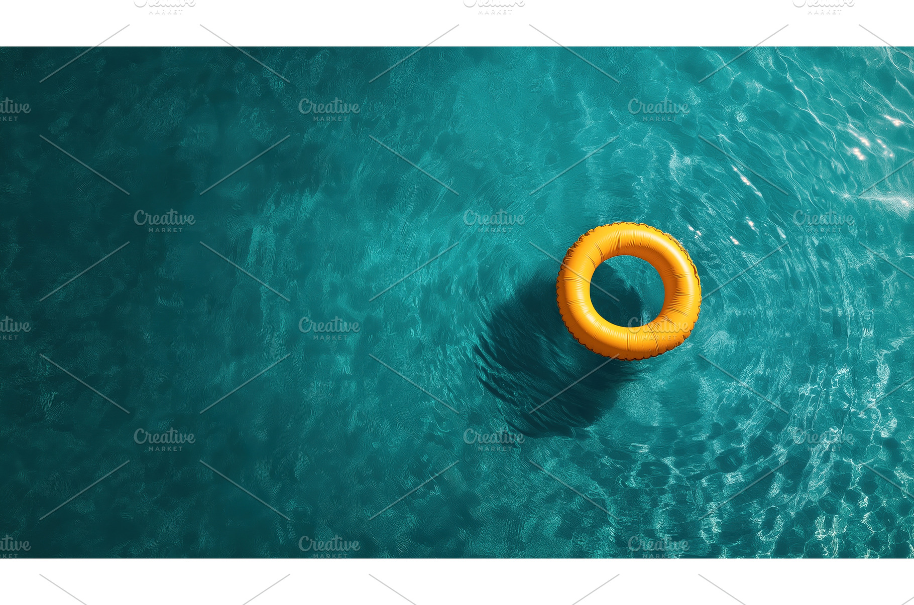 Bright orange inflatable swim ring, a Nature Photo by Sergey Kotenev