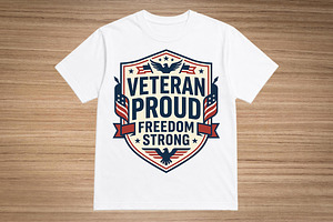Veterans Day T-shirt Design, an Object Graphic by hafijul