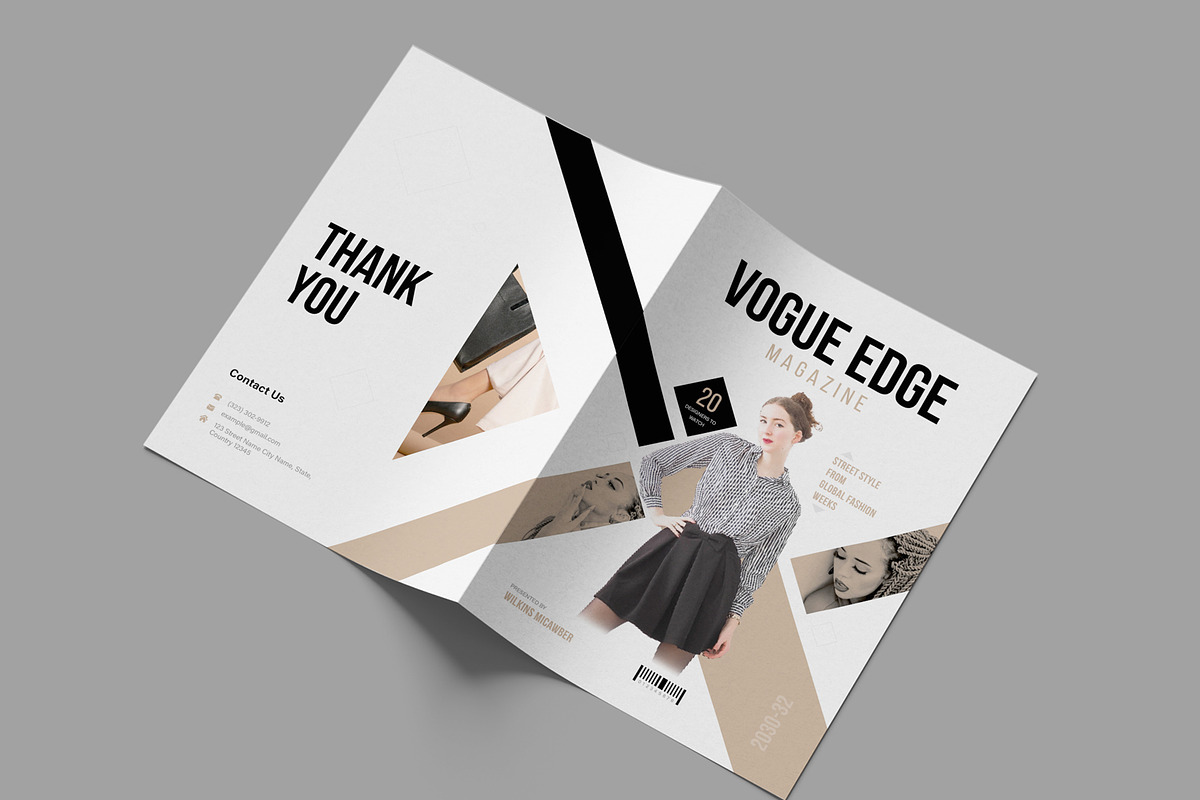 Fashion Magazine Template Design, a Magazine Template by White Graphic (Photo 11 of 11)
