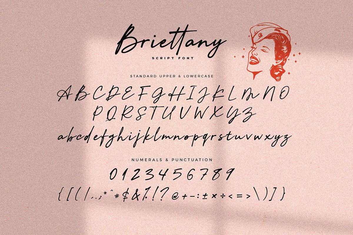 Briettany Font, a Font by BodigStd (Photo 8 of 8)