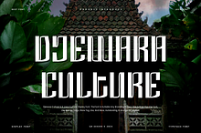 Djewara Culture Font