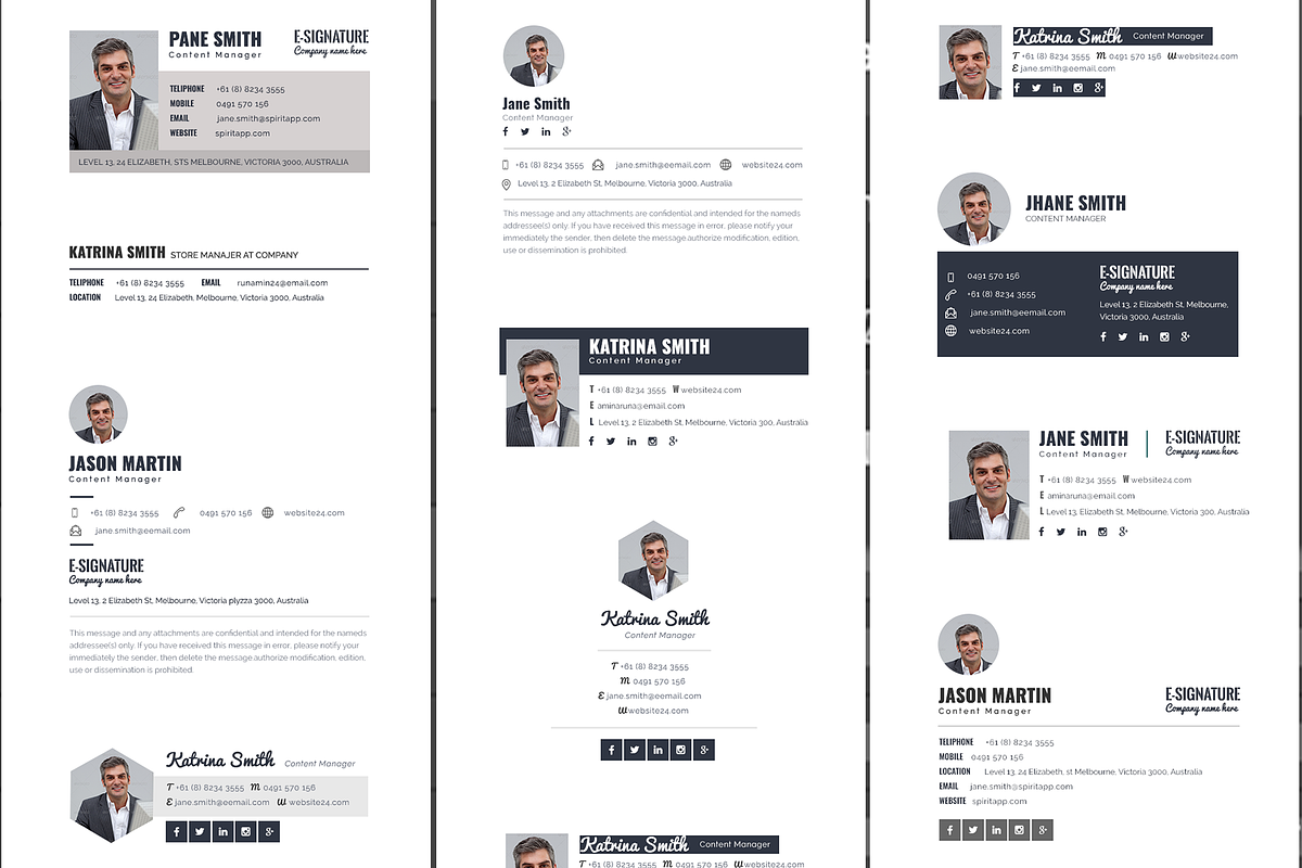 R35 HTML Responsive E-Signature, an Email Template by QuickArtisan (Photo 4 of 27)