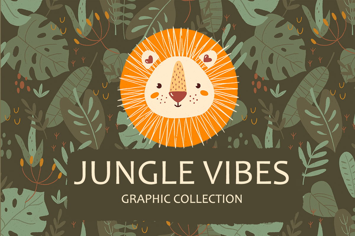 Jungle & Safari Portrait Animals Set, an Animal Illustration by moolesya (Photo 1 of 18)