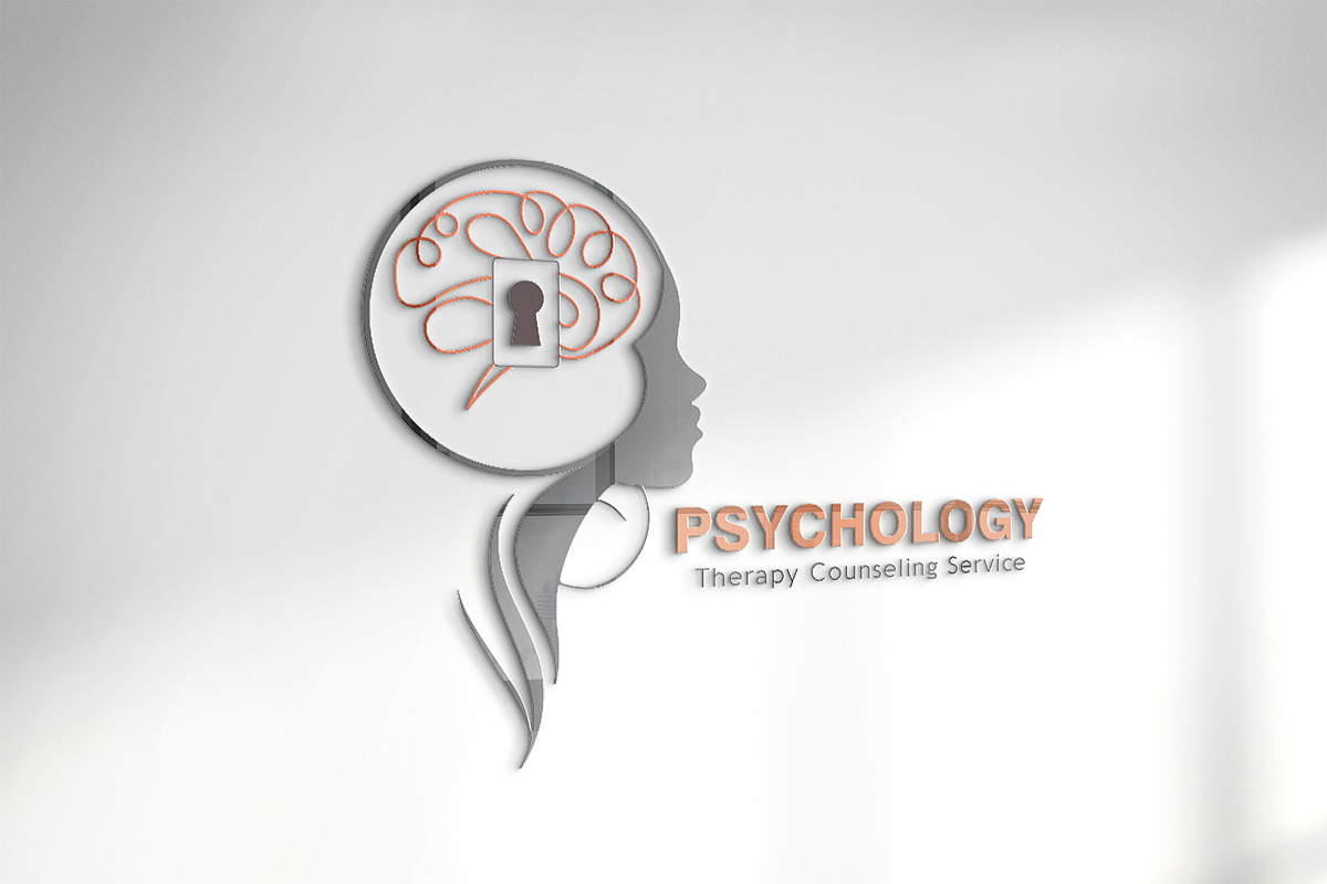 Modern Psychologist Logo Template preview 2