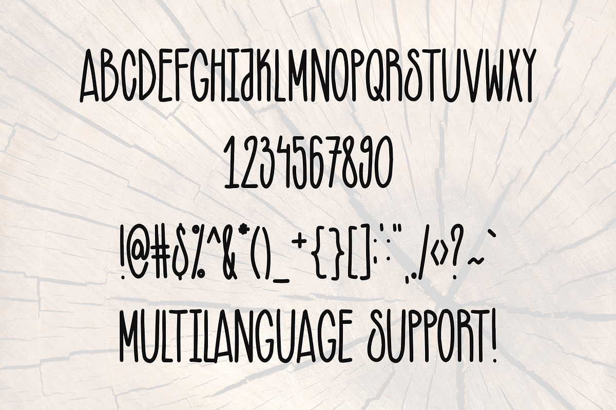 Agnesi Hand Drawn Font preview 2