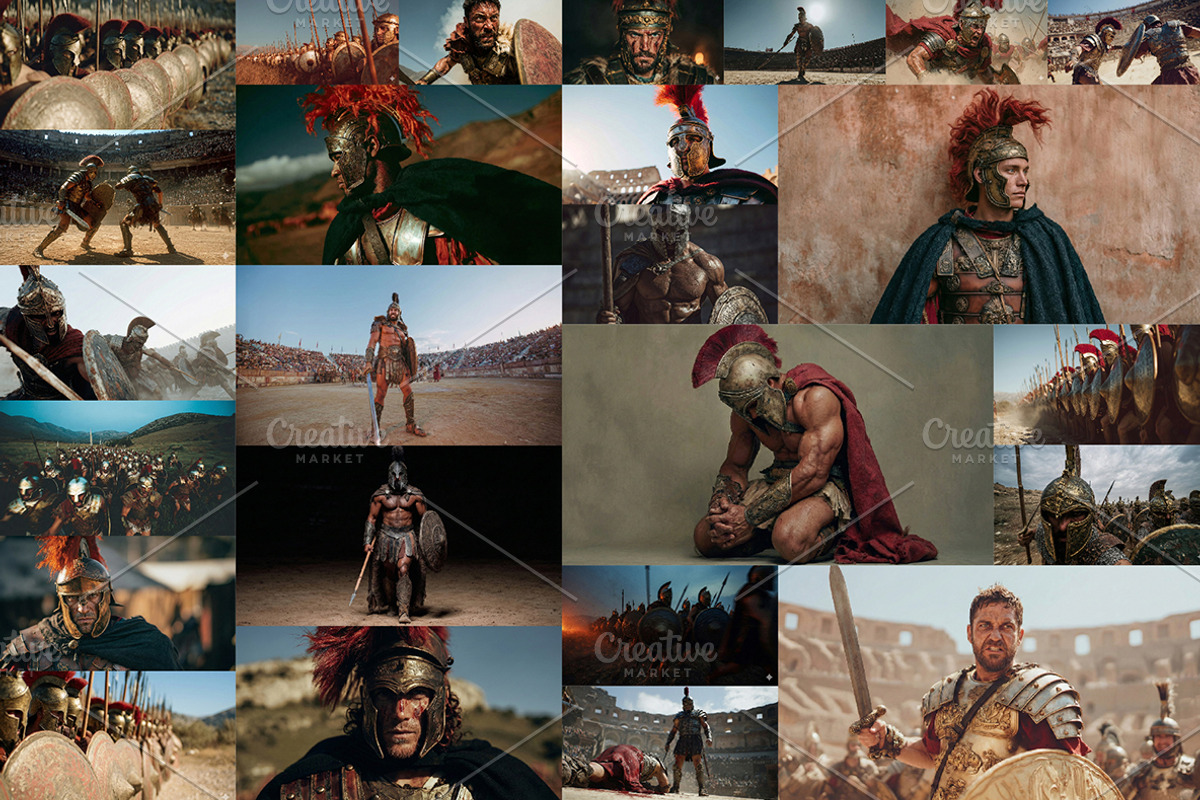 Spartans & legionaries - 131 images, an Arts & Entertainment Photo by Handmadefont (Photo 6 of 16)
