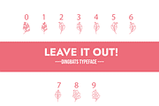 Leave It Out Dingbats Font, a Symbol Font by Minimalartstudio (Thumbnail 3 of 3)