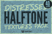 Distressed Halftone Textures Pack, a Texture Graphic by Shapeshift (Thumbnail 1 of 4)