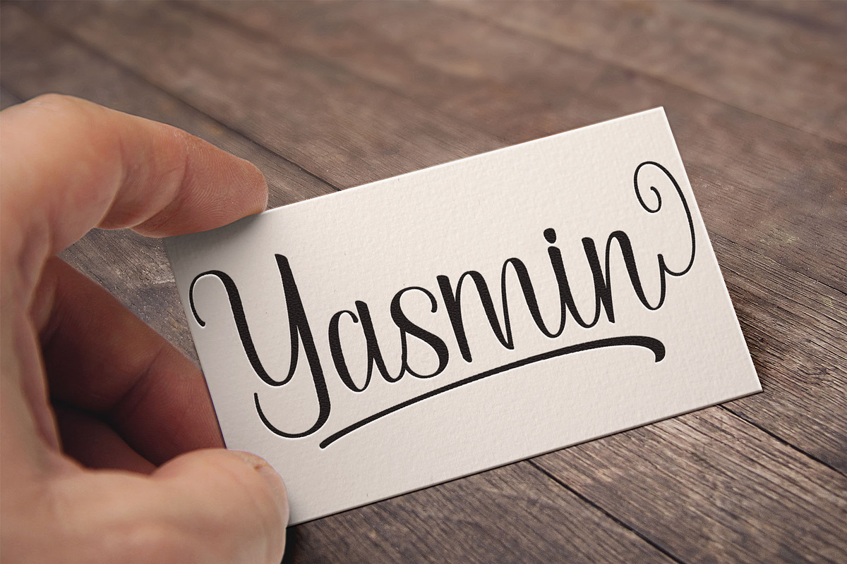 Habbiet, a Script Font by PollemSt (Photo 4 of 7)