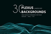 30 PLEXUS LANDSCAPE BACKGROUNDS, a Technology Illustration by AndisREA (Thumbnail 2 of 3)