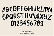 Skeleton Blood - Halloween Font, a Handwritten Font by Berdansabersama (Thumbnail 2 of 7)