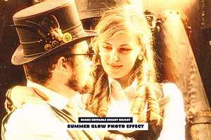 Summer Glow Photo Effect, a Layer Style Add-On by dokudokunomi