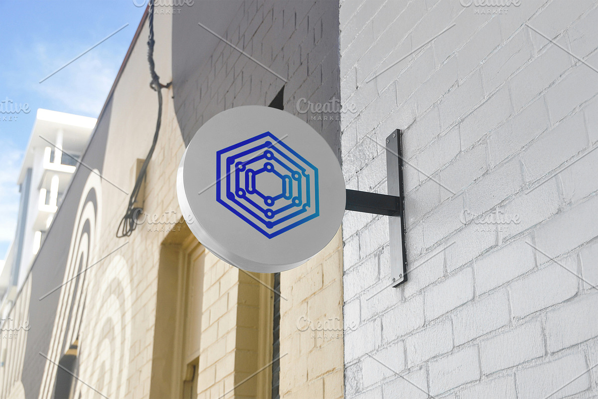 Modern Geometric Hexagon Tech Logo, a Branding & Logo Template by Vectorium Studio (Photo 6 of 9)