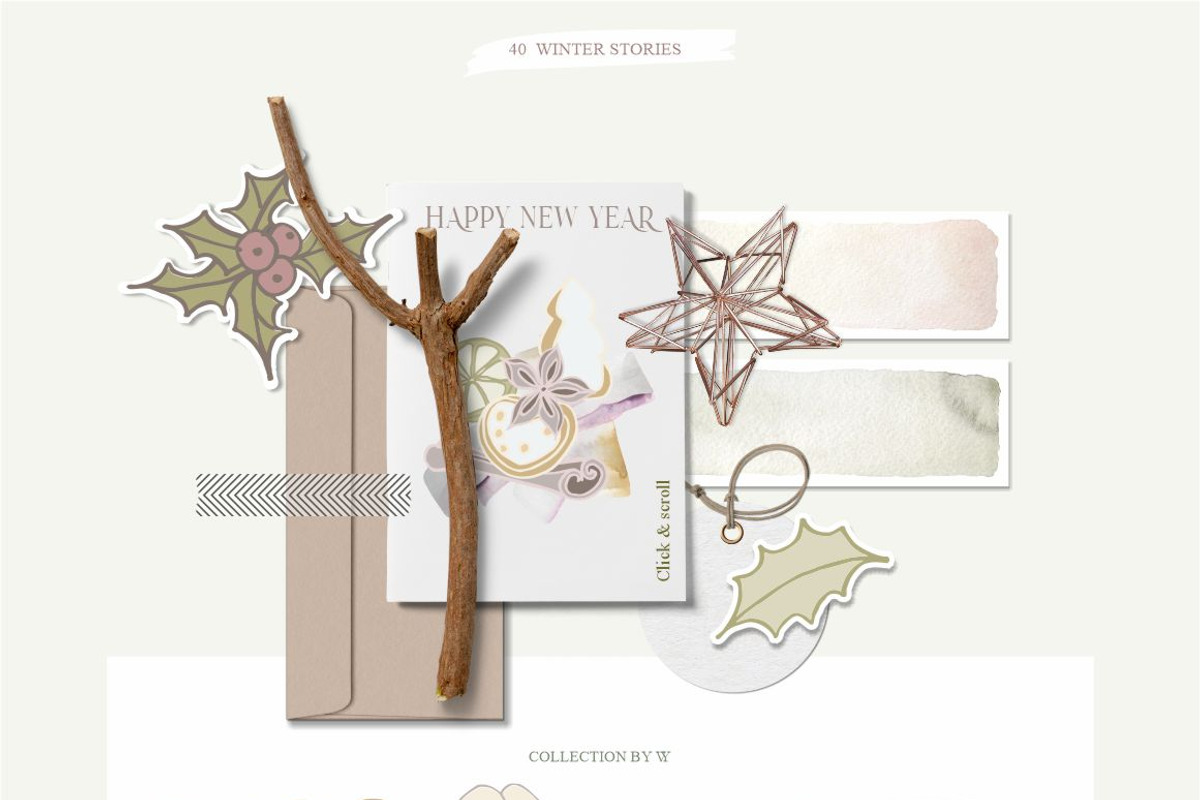 Christmas Scene Generator, an Object Graphic by Collection by VY (Photo 5 of 13)