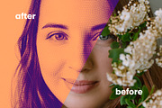 Halftone Photo Effect, a Layer Style Add-On by WudelMbois Studio (Thumbnail 2 of 3)