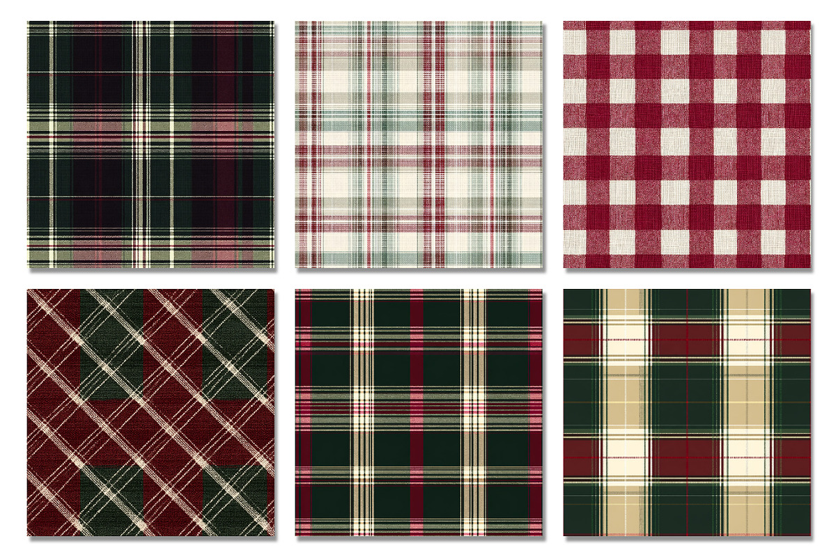 Christmas Plaid Seamless Pattern, a Texture Graphic by Dream Creation (Photo 4 of 7)