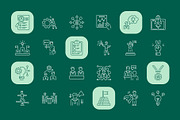 Leadership Icon Art Set, an Outline Icon by Prosymbols (Thumbnail 6 of 8)