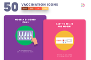 50 Vaccination Icons, an Outline Icon by Dighital (Thumbnail 4 of 10)