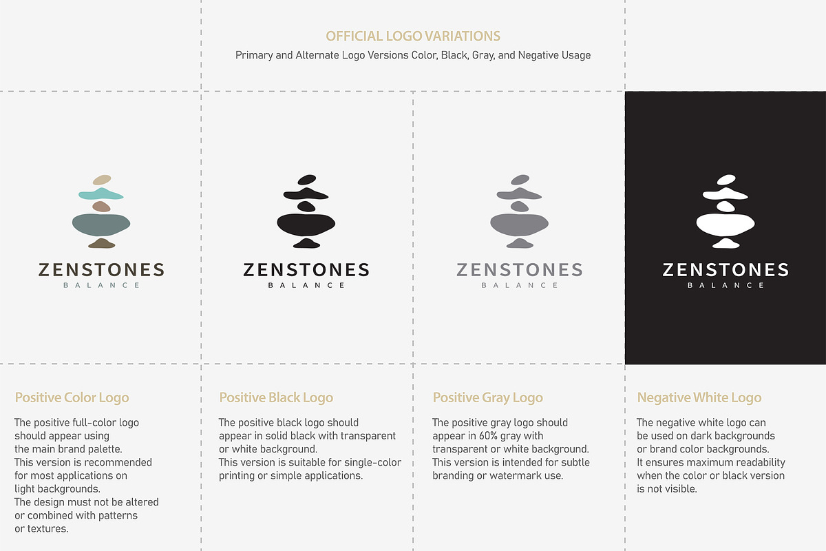 Balance stone logo design, a Branding & Logo Template by vexper (Photo 2 of 4)