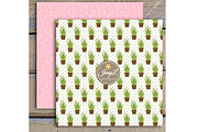 Aloe Vera Digital Papers and Clipart, a Pattern Graphic by JennyL Designs (Thumbnail 7 of 8)
