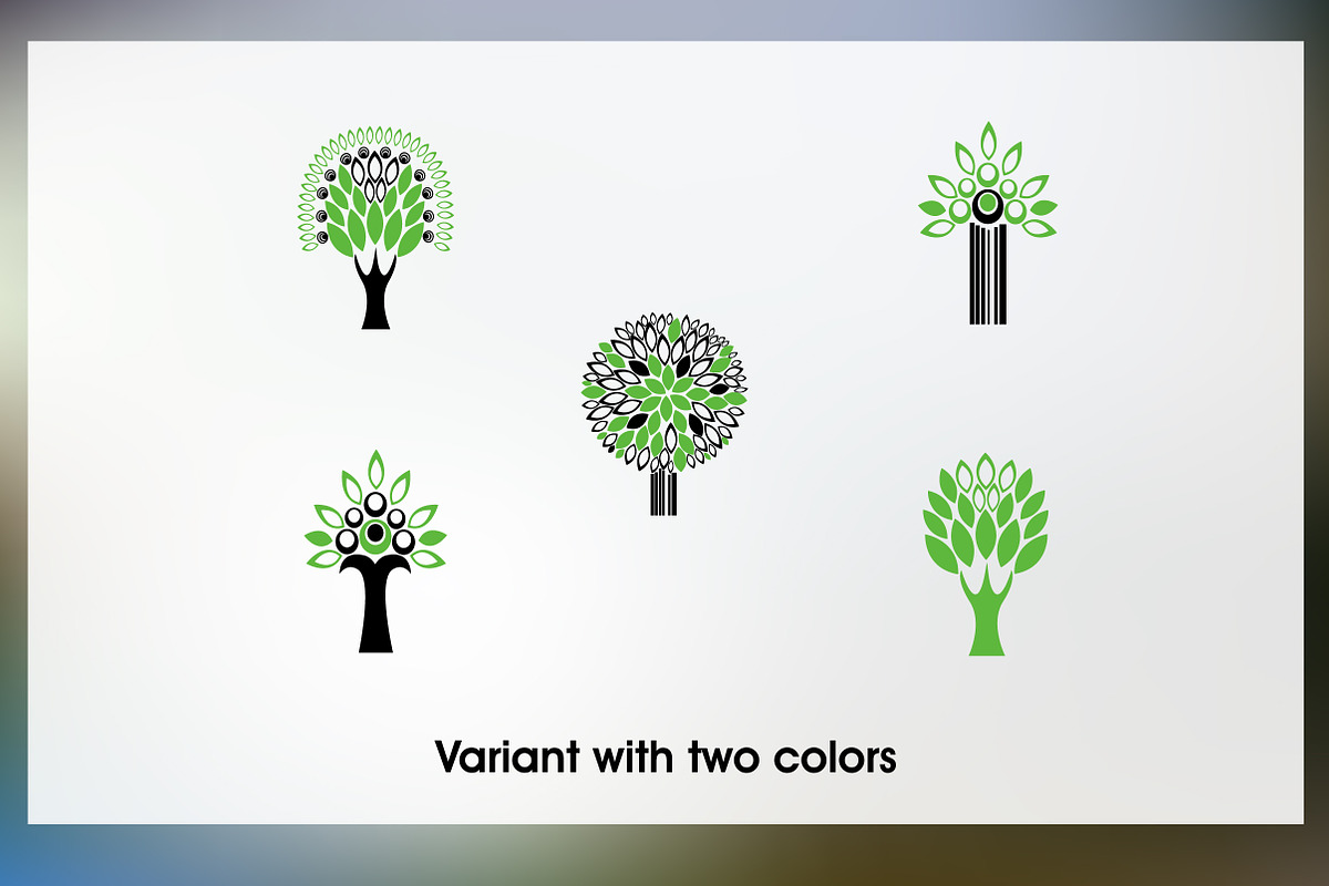 Set of logos - trees, a Branding & Logo Template by BondarenkoNat (Photo 3 of 3)