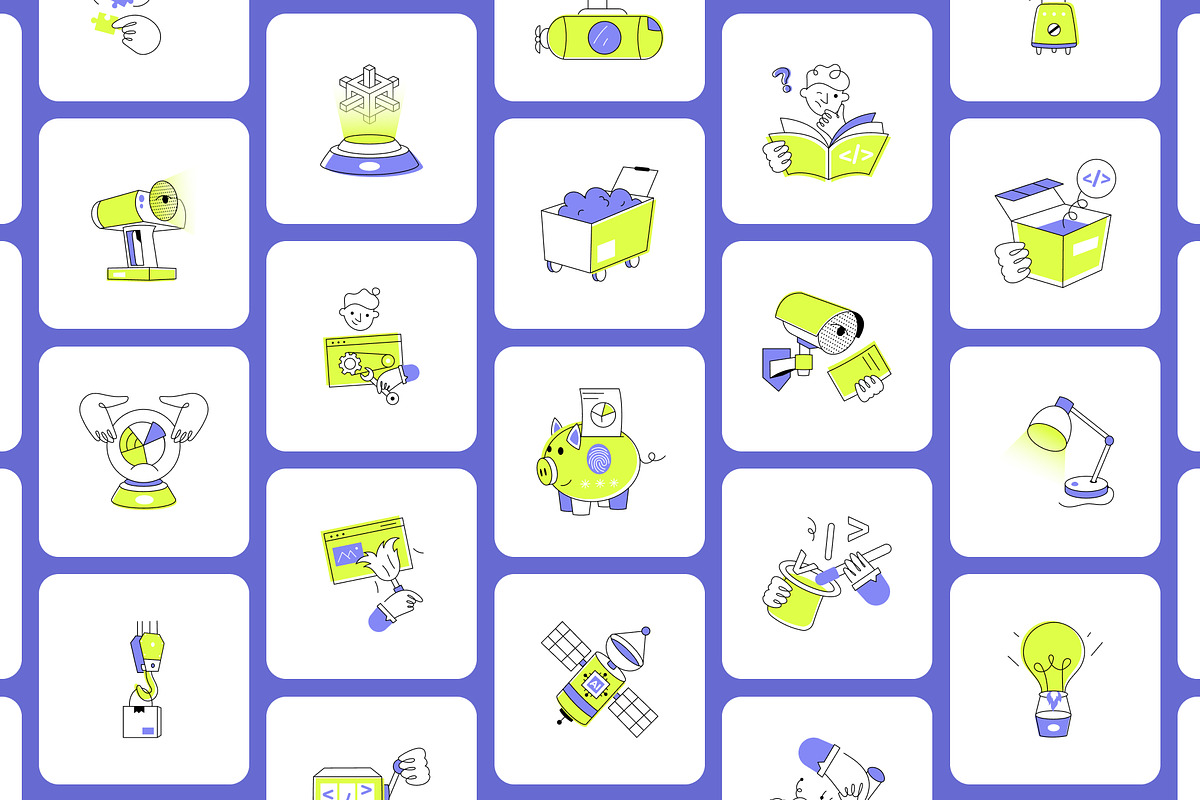 Animated Tech and Engineering Icons, an Outline Icon by Creative Stall (Photo 3 of 4)