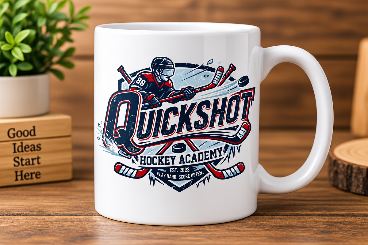 Quickshot Hockey Academy Vintage, an Object Graphic by Artivon (Photo 3 of 3)