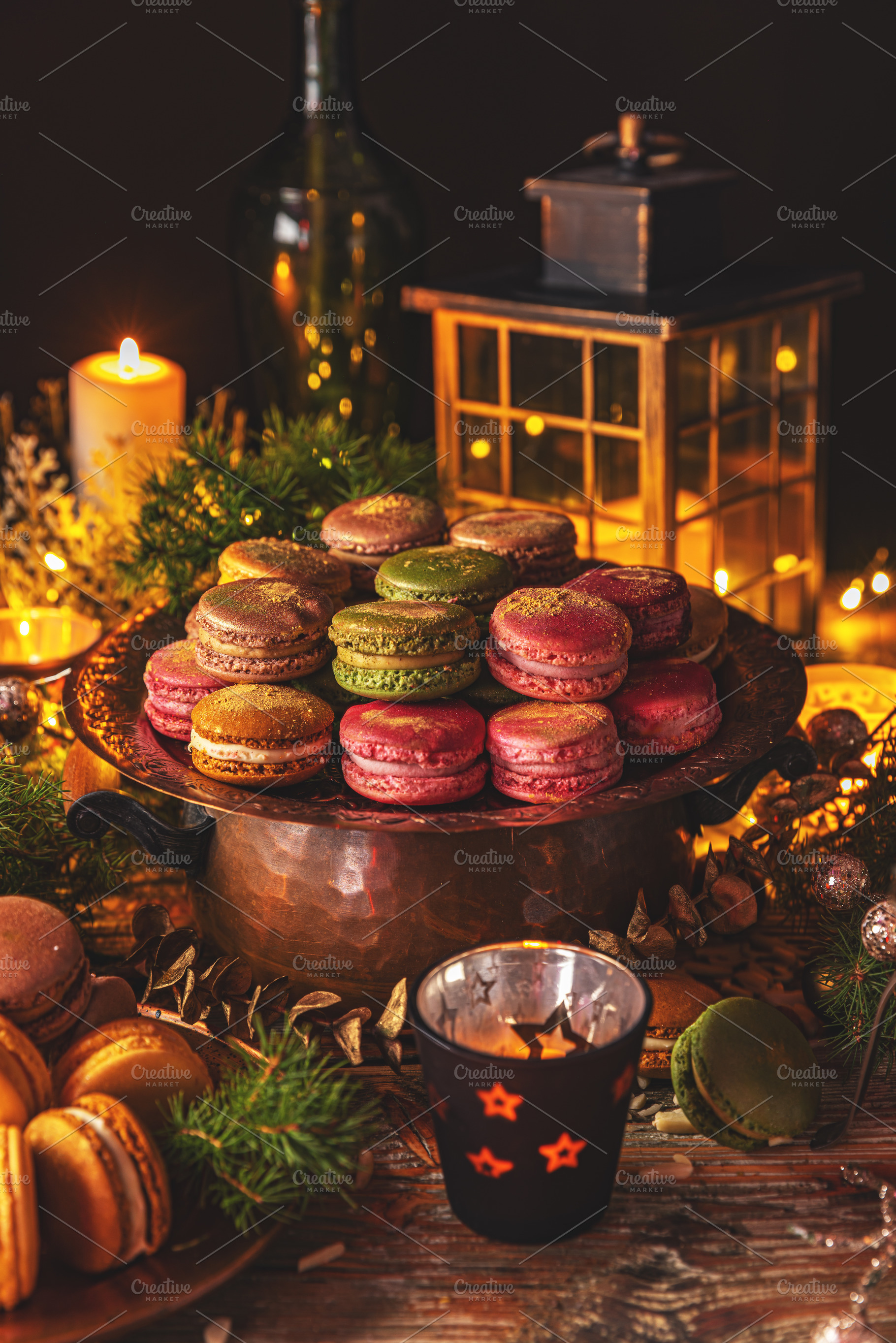 Dessert of French macarons i, a Background Photo by Grafvision photography