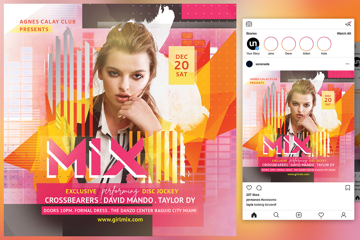 Mix Flyer, a Flyer Template by KiraYamato Design Studio