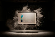 Floating Poster Mockups with Dust, a Mockup by Luuqas Design (Thumbnail 4 of 8)