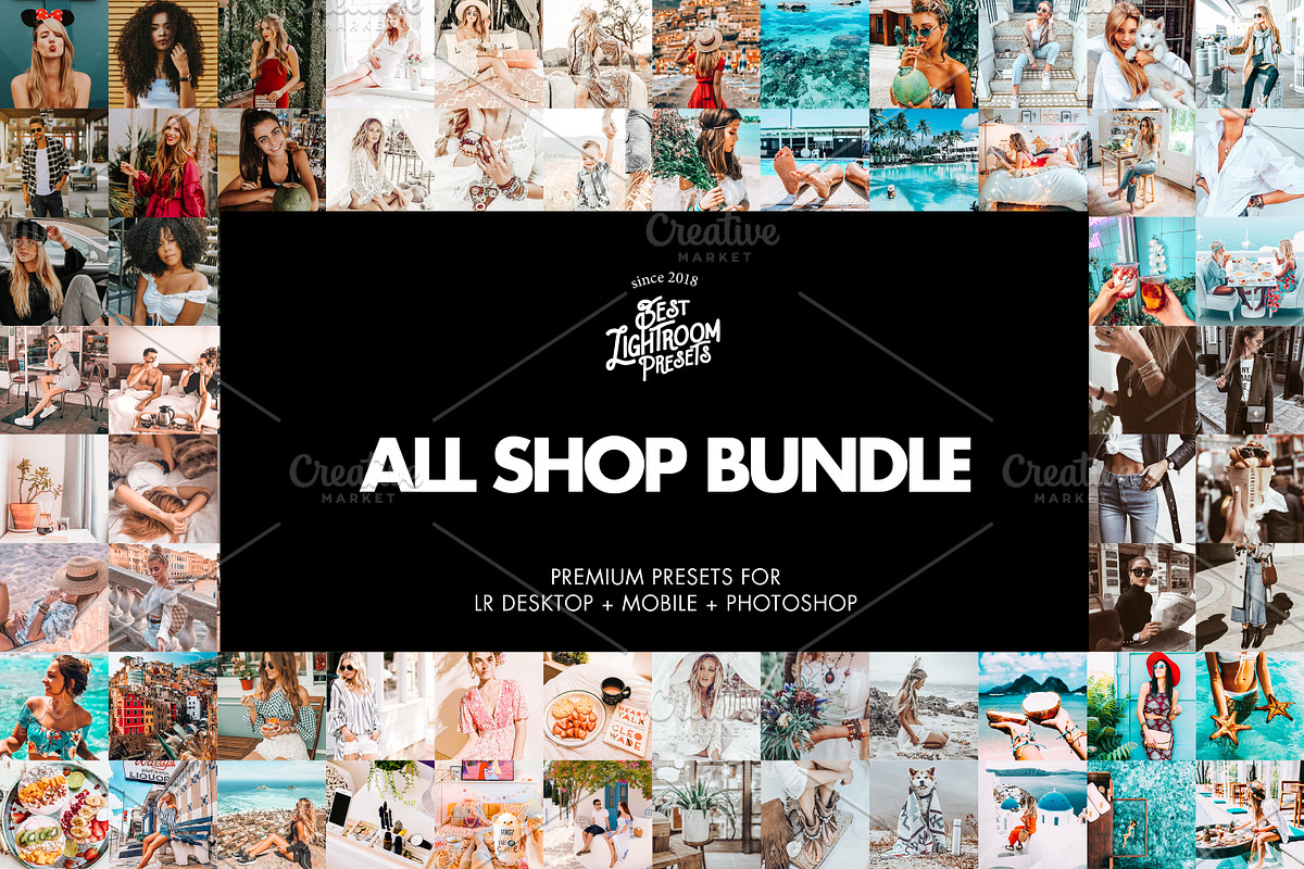 All Shop Bundle - Lightroom Presets, an Action Add-On by Best Lightroom Presets (Photo 1 of 31)