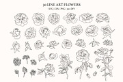 Roses & Bows Botanical Bundle, an Object Graphic by Rose Design (Thumbnail 6 of 11)