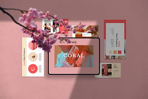 Coral Creative PowerPoint Template