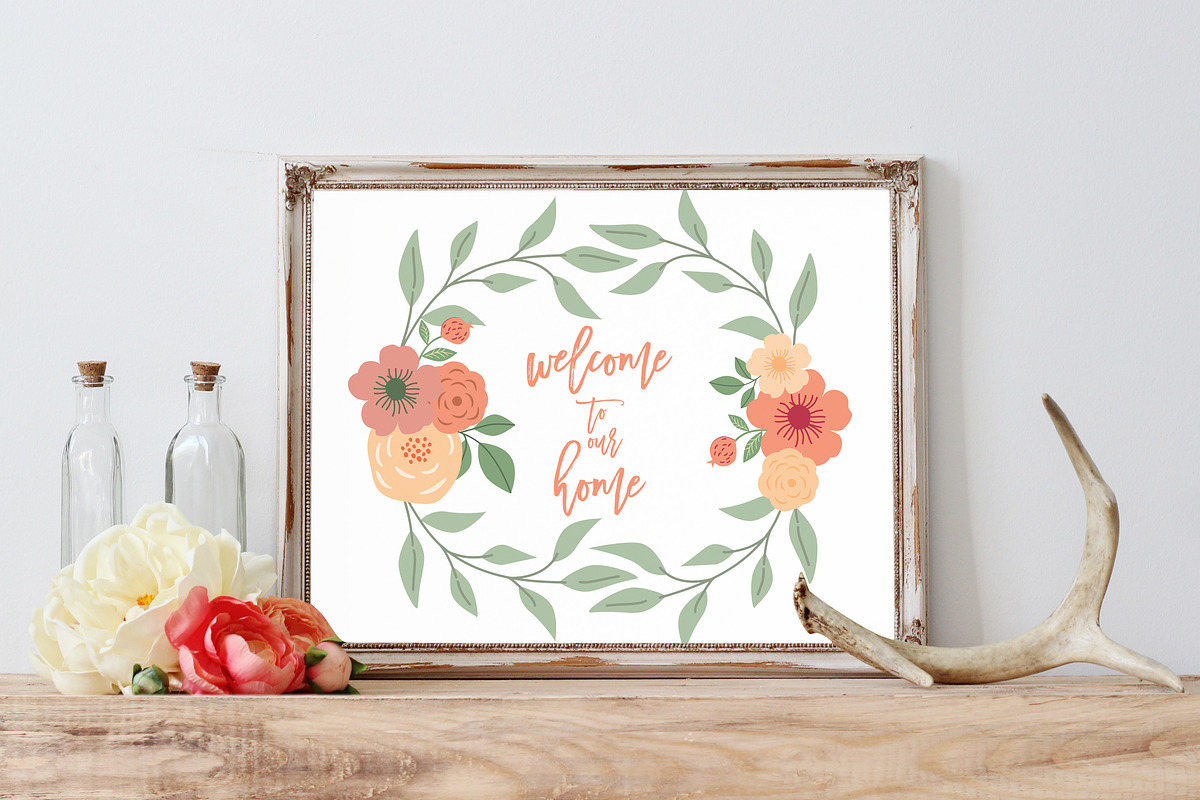 welcome to our home - printable, a Stationery Template by Claire + Pierre Design