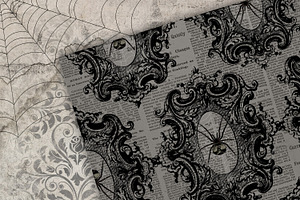 Spider Whispers Digital Paper