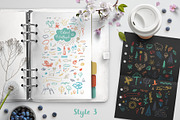 THOSE SUMMER DAYS lettering&clipart, an Illustration by MaljukArt (Thumbnail 6 of 14)