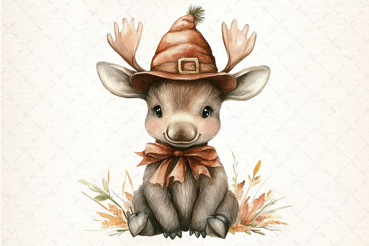 Woodland Baby Animals Thanksgiving, an Animal Illustration by DreamCafeArt (Photo 5 of 5)