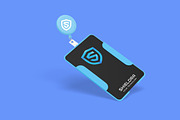 Sleek Blue Shield S Logo, a Branding & Logo Template by MadeByShahbaz (Thumbnail 5 of 6)