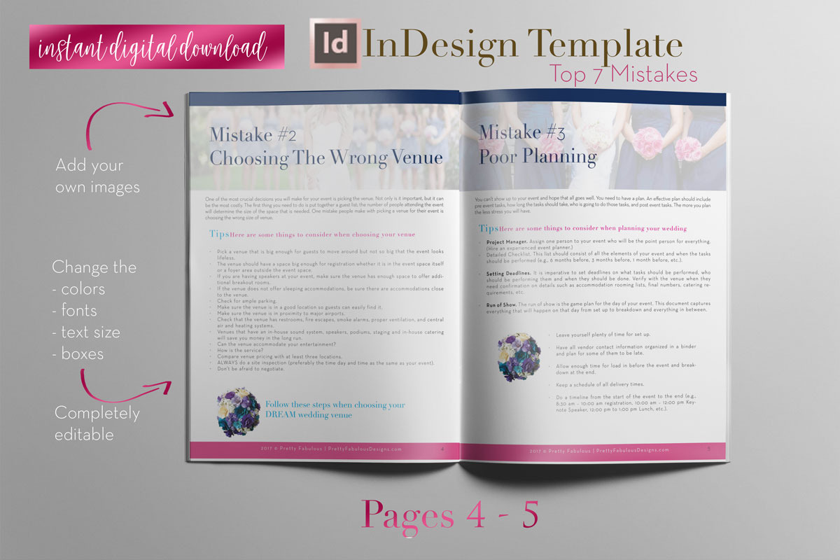 Lead Magnet List | InDesign Template, a Brochure Template by Planner ...