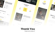 Videographer Web Design, a Wireframe Template by INSPR STD (Thumbnail 6 of 6)
