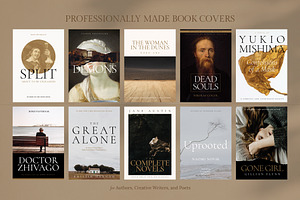 Book Cover Design Template - BUNDLE